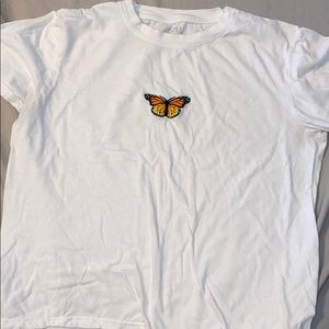 Brandy Melville Butterfly Tee